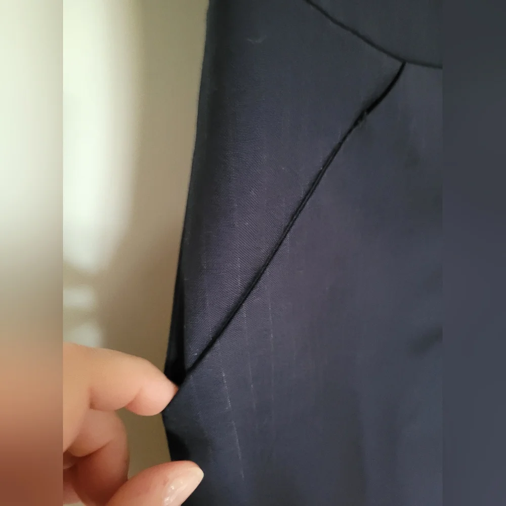 JCrew Sz 6 Navy Sheath Dress - Picture 3 of 8